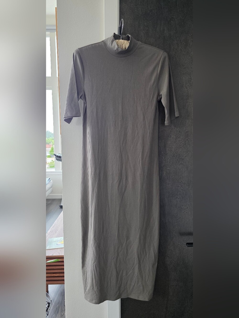 Athleta Ribbed Maxi Dress Size Small Petite